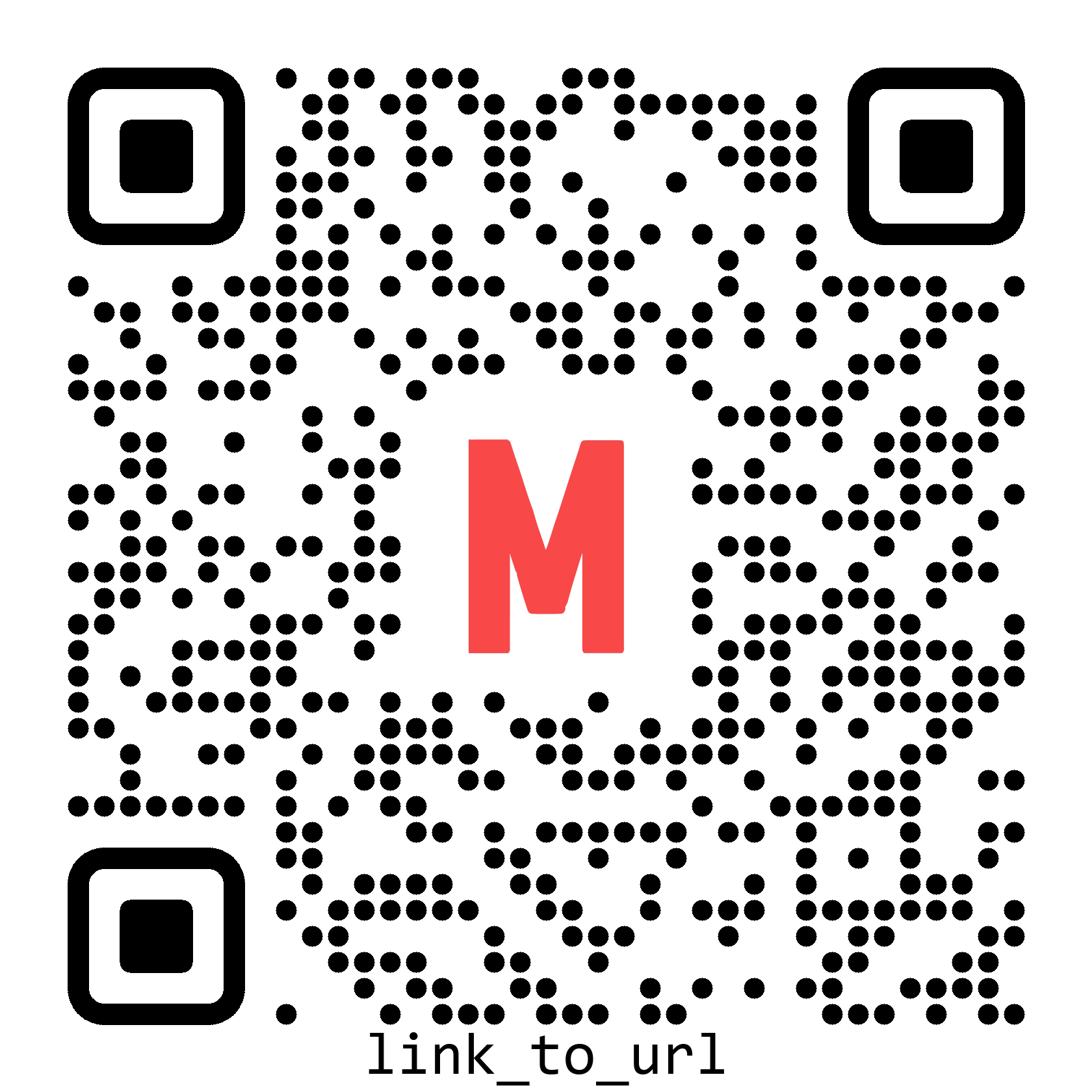 Mobile QR code link